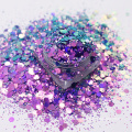 2020 cosmetic chameleon chunky nail art glitter